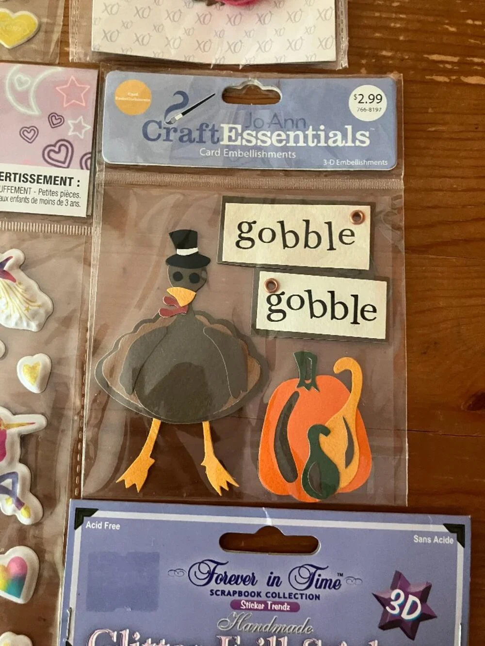 Craft stickers packs